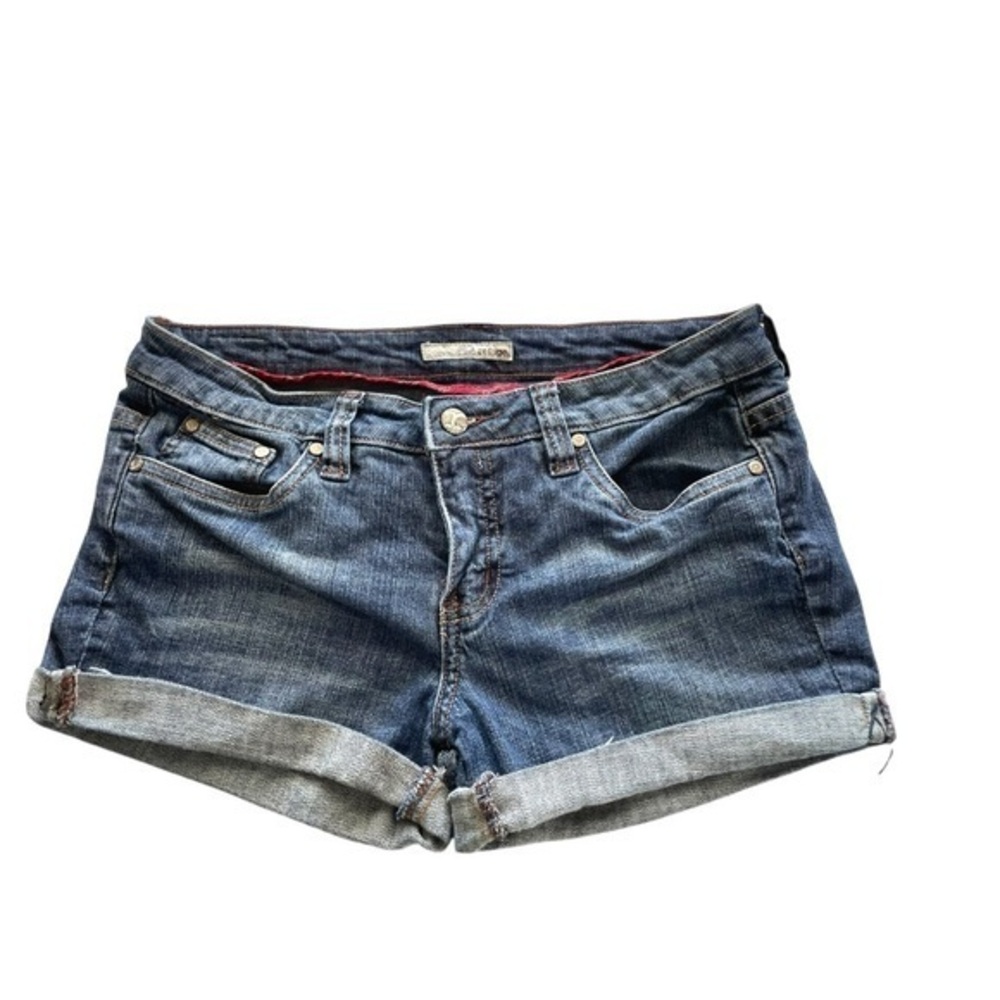 Refuge Blue Jean Shorts Distressed Summer Style